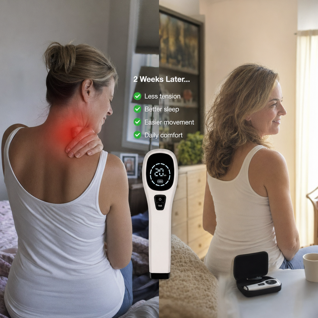 Advanced Low-Level Laser Light Therapy Device for Pain Relief & Inflammation Relief.