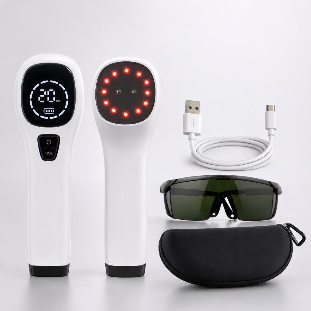 Advanced Low-Level Laser Light Therapy Device for Pain Relief & Inflammation Relief.