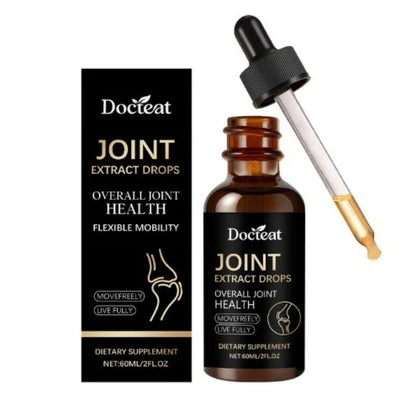 Docteat Joint Health Care Drops with Glucosamine Chondroitin, Bromelain, MSM 30 Servings Enhances Comfort 60ml
